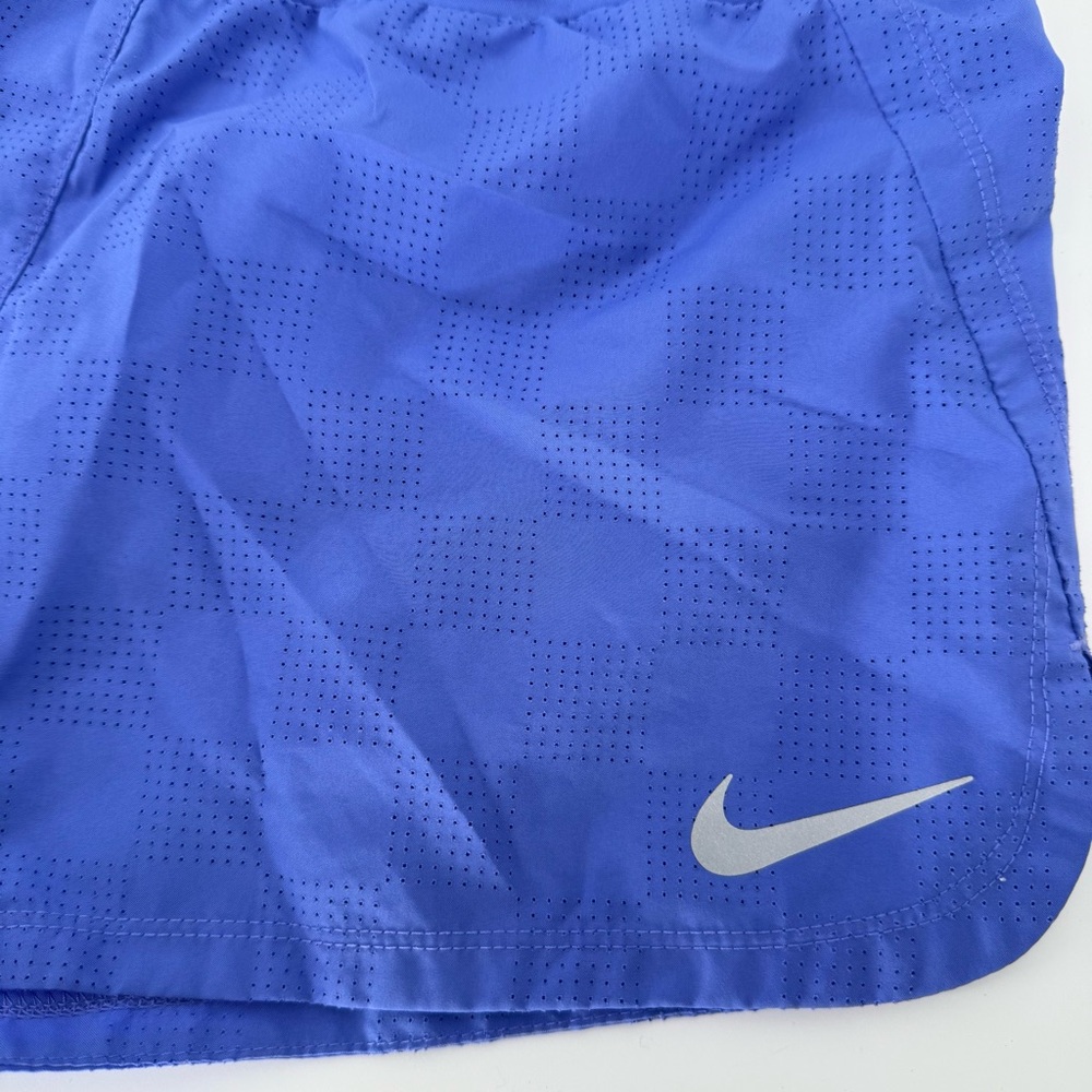 Nike Blue Athletic Shorts Lightweight Elastic Waist - Picture 3 of 9
